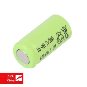 باتری نیکل‌متال 2/3AA موریسل 600 میلی‌آمپرساعت