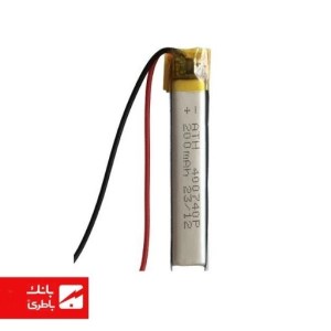 باتری لیتیوم پلیمر 400740 ظرفیت 200 میلی امپرساعت
