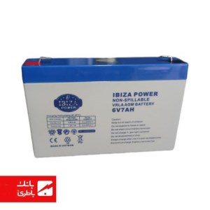 باتری سیلد اسید ایبیزا 7 آمپرساعت 6V