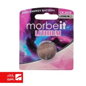 باتری لیتیوم سکه‌ای CR2025 موربیت