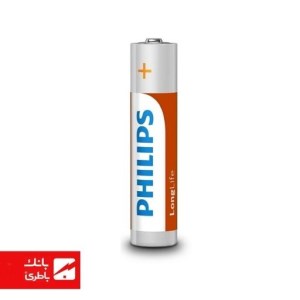 باتری لانگ لایف زینک نیم‌قلمی فیلیپس تکی
