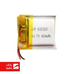 باتری لیتیوم‌پلیمر 602020 ظرفیت 400 میلی‌آمپرساعت