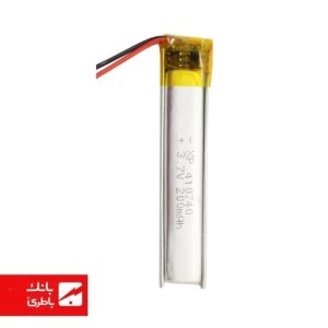 باتری لیتیوم‌پلیمر 410740 ظرفیت 200 میلی‌آمپرساعت