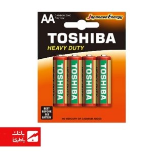 باتری زینک قلمی توشیبا بسته 4 عددی