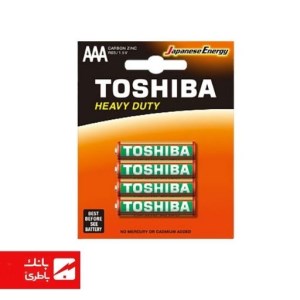 باتری زینک نیم قلمی توشیبا بسته 4 عددی