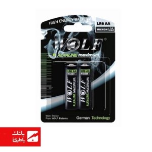 باتری ماکزیم آلکالاین قلمی ولف بسته 2 عددی