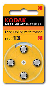 kodak size13 hearing aid