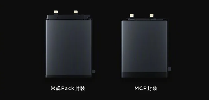 باتری MCP (فناوری جدید شائومی) در کنار باتری معمولی